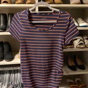 NWOT Isabel Maternity by Ingrid & Isabel M Striped Maxi Dress